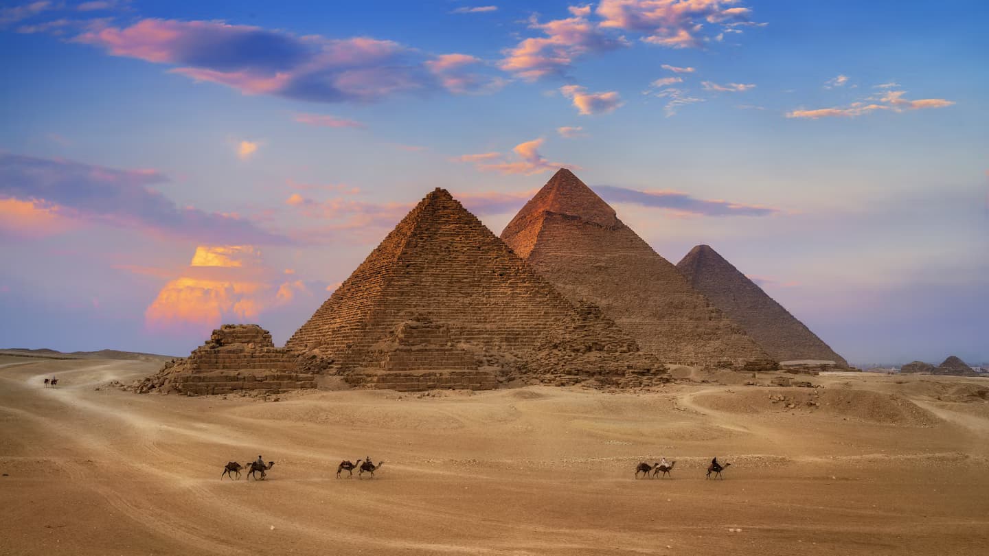 Giza Pyramids and Sphinx with Camel ride & Mummification Temple