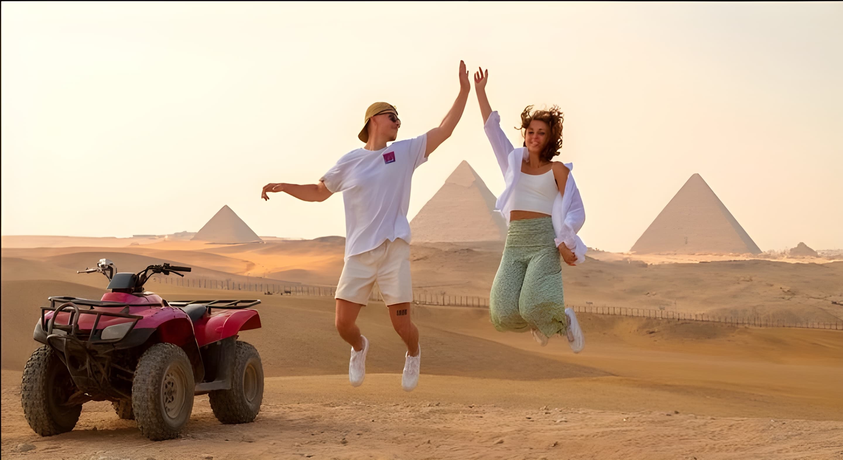 Giza Pyramids Sunset Tour with ATV Quad Bike Ride
